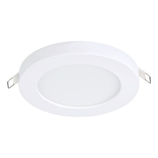 Eglo fueva flex faretto da incasso per cartongesso led 5,5w 4000k foro 6,8-10cm bianco