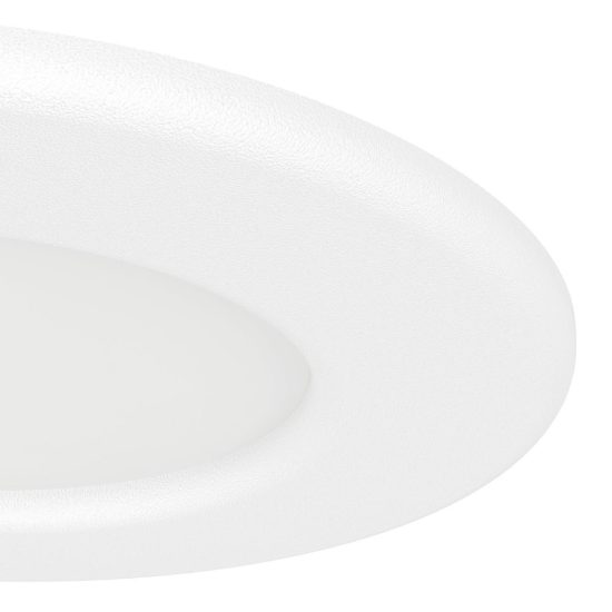 Eglo fueva 6 set 3 faretti da incasso per cartongesso led 3x3,7w cct 2700k 6500k foro 7,5cm bianco
