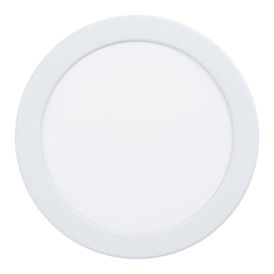 Eglo fueva 6 faretto da incasso per cartongesso led 10,5w cct 2700k 6500k foro 15,5cm rotondo bianco