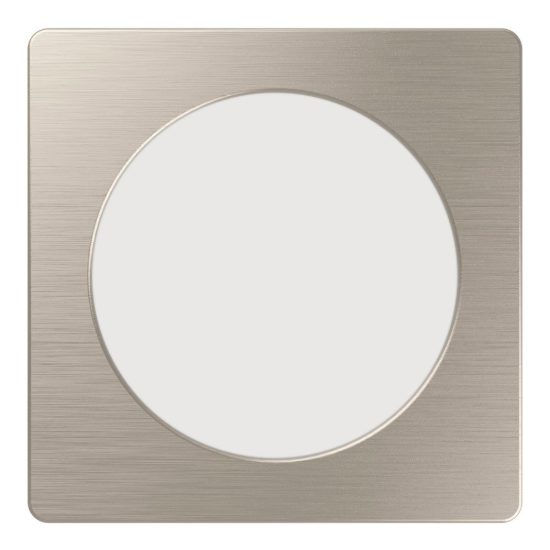 Eglo fueva 6 faretto da incasso per cartongesso led 6,3w cct 2700k 6500k foro 10,5cm quadrato nichel opaco