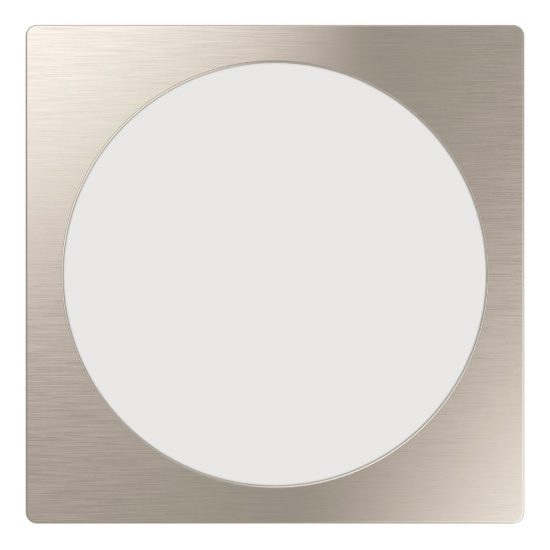 Eglo fueva 6 faretto da incasso per cartongesso led 18,5w cct 2700k 6500k foro 20,5cm quadrato nichel opaco