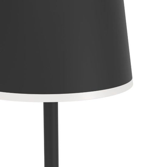 Eglo mannera l lampada da terra per esterno led 4,3w cct 2400k 4000k 140cm ip54 ricaricabile moderna nera