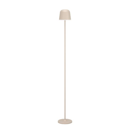 Eglo mannera l lampada da terra per esterno led 4,3w cct 2400k 4000k 140cm ip54 ricaricabile moderna sabbia