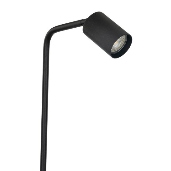 Eglo rigomagno piantana gu10 151cm per soggiorno moderna nera