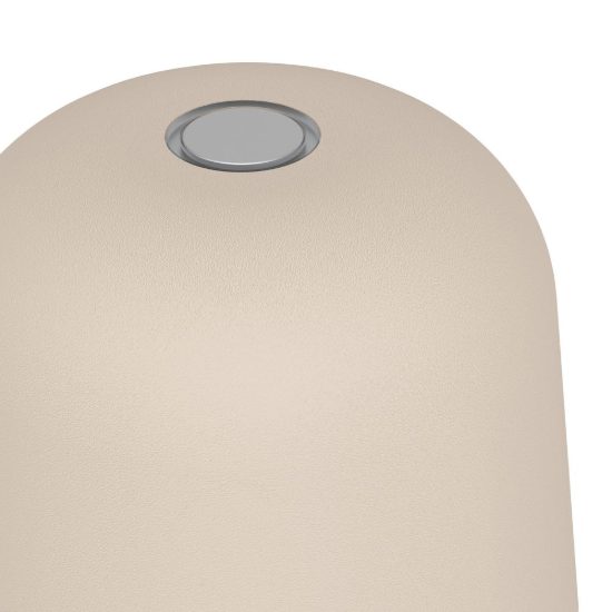 Eglo mannera s lampada da tavolo per esterno led 1,8w cct 2500k 4000k 20cm ip54 ricaricabile moderna sabbia