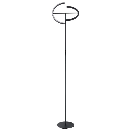 Eglo castelpoto piantana led 17,6w 3000k 180cm dimmerabile per soggiorno moderna nera