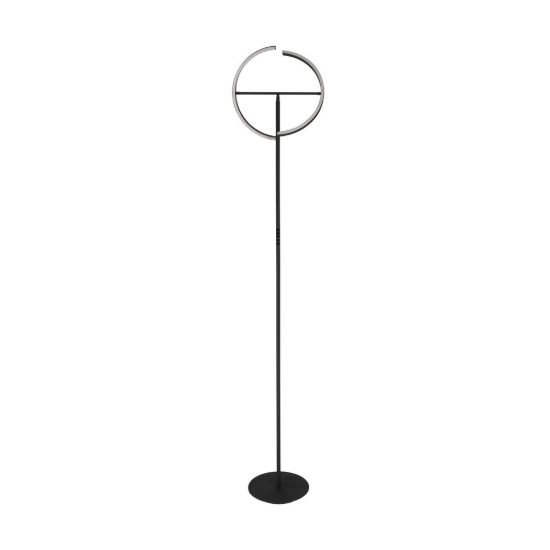 Eglo castelpoto piantana led 17,6w 3000k 180cm dimmerabile per soggiorno moderna nera