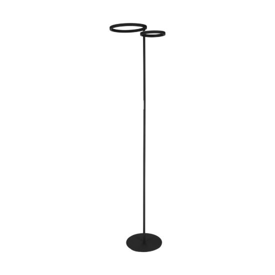 Eglo castelpoto 1 piantana led 28w cct 2700k 6500k 180cm per soggiorno moderna nera