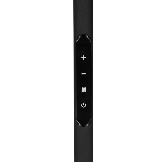 Eglo castelpoto 1 piantana led 28w cct 2700k 6500k 180cm per soggiorno moderna nera