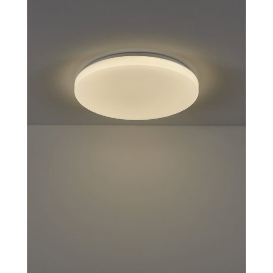 Eglo frania z plafoniera led 20w rgb 2700k 6500k 43cm smart per camera da letto moderna bianca