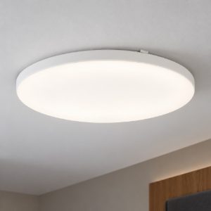 Eglo frania z plafoniera led 25w rgb 2700k 6500k 50cm smart per camera da letto moderna bianca