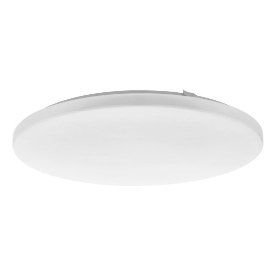 Eglo frania z plafoniera led 25w rgb 2700k 6500k 50cm smart per camera da letto moderna bianca