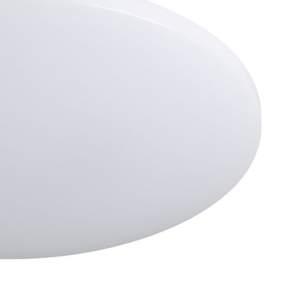 Eglo frania z plafoniera led 25w rgb 2700k 6500k 50cm smart per camera da letto moderna bianca