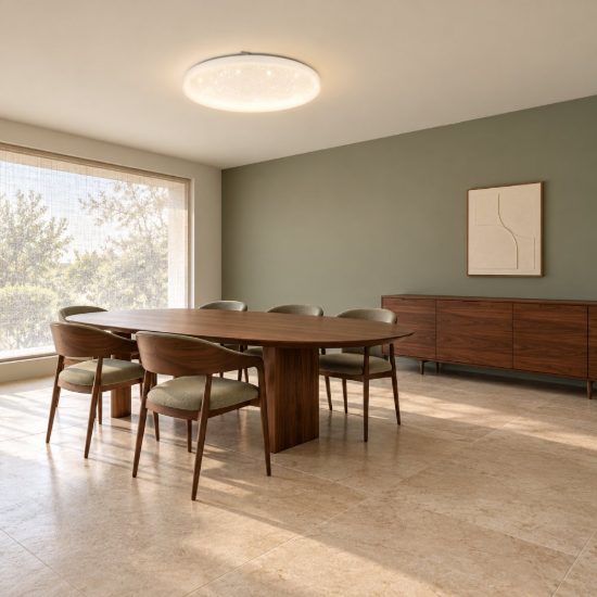 Eglo frania z plafoniera led 20w rgb 2700k 6500k 43cm smart per sala da pranzo bianca e cristallo