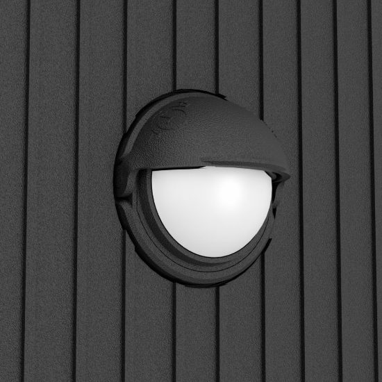 Eglo grottazzolina lampioncino da giardino led 10w 3000k 80cm ip65 moderno quadrato nero con sensore di movimento