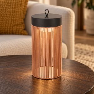 Eglo garvardo abat-jour per camera da letto led 2,4w cct 2400k 4000k 20cm ricaricabile moderna nera e arancione