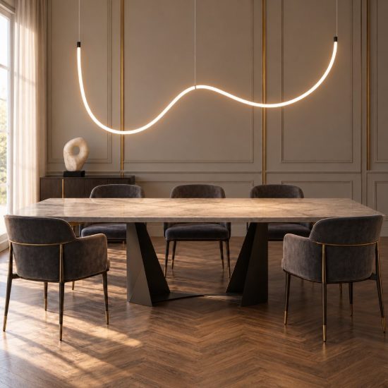 Eglo glow ww lampadario led 24w 3000k 300cm per sala da pranzo moderno nero