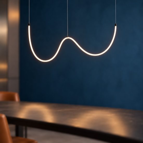Eglo glow nw lampadario led 24w 4000k 400cm per sala da pranzo moderno nero