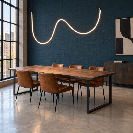 Eglo glow nw lampadario led 24w 4000k 400cm per sala da pranzo moderno nero