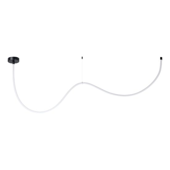 Eglo glow rgbw lampadario led 27w rgb 3000k 300cm con telecomando per sala da pranzo moderno nero
