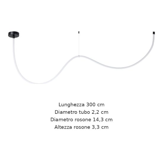 Eglo glow rgbw lampadario led 27w rgb 3000k 300cm con telecomando per sala da pranzo moderno nero