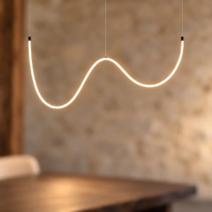 Eglo glow rgbw lampadario led 33w rgb 3000k 400cm con telecomando per sala da pranzo moderno nero