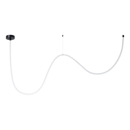 Eglo glow rgbw lampadario led 33w rgb 3000k 400cm con telecomando per sala da pranzo moderno nero
