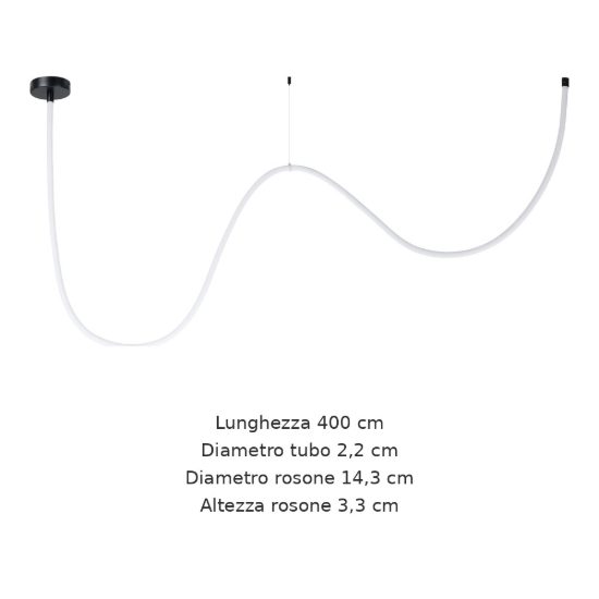 Eglo glow rgbw lampadario led 33w rgb 3000k 400cm con telecomando per sala da pranzo moderno nero