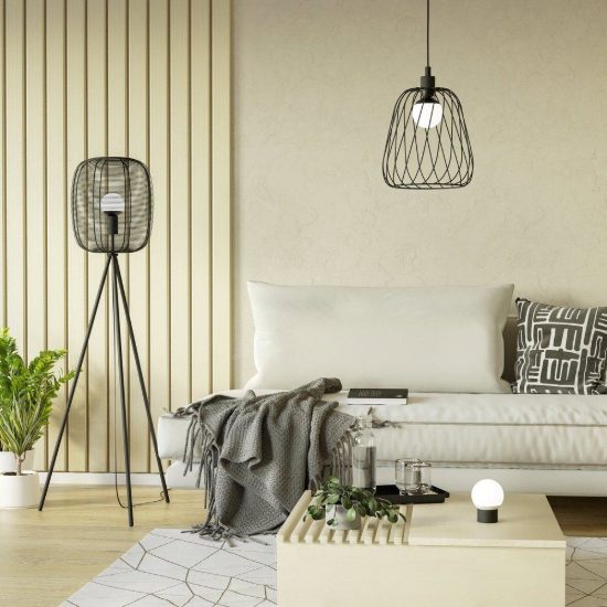 Eglo gombio abat-jour per camera da letto led 2,8w cct 2500k 4000k 12,7cm ricaricabile con telecomando moderna nera e bianca