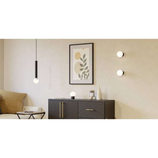 Eglo gombio abat-jour per camera da letto led 2,8w cct 2500k 4000k 12,7cm ricaricabile con telecomando moderna nera e bianca