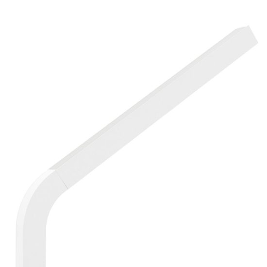 Eglo mirante piantana led 19,5w cct 2700k 6500k 158,4cm dimmerabile per soggiorno moderna bianca
