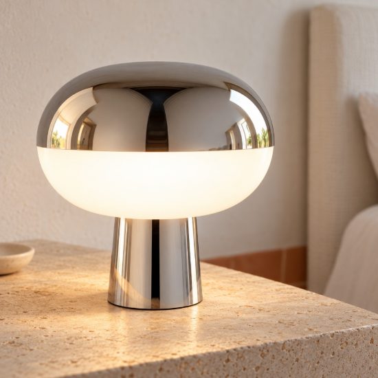 Eglo marini z abat-jour per camera da letto led 12w rgb 2700k 6500k 22cm smart moderna cromo
