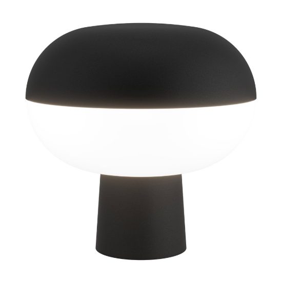 Eglo marini z abat-jour per camera da letto led 12w rgb 2700k 6500k 22cm smart moderna nera opaca