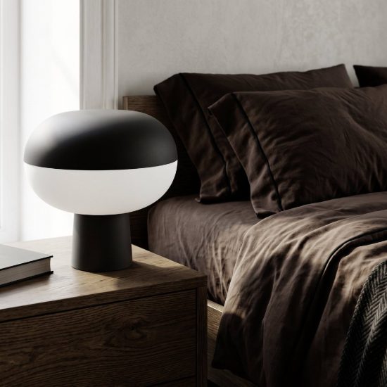 Eglo marini z abat-jour per camera da letto led 12w rgb 2700k 6500k 22cm smart moderna nera opaca