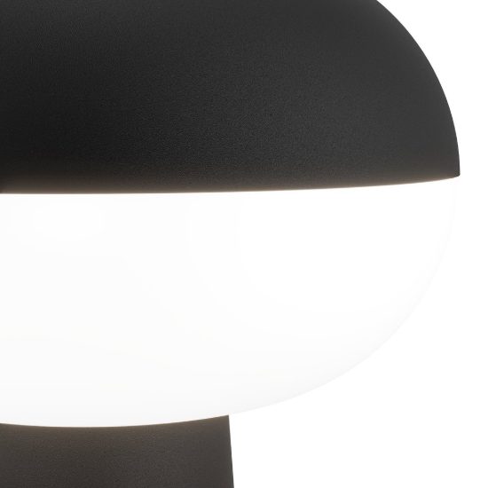 Eglo marini z abat-jour per camera da letto led 12w rgb 2700k 6500k 22cm smart moderna nera opaca