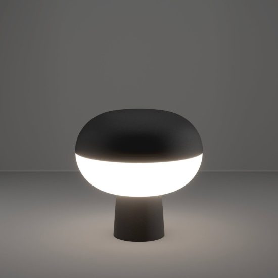 Eglo marini z abat-jour per camera da letto led 12w rgb 2700k 6500k 22cm smart moderna nera opaca