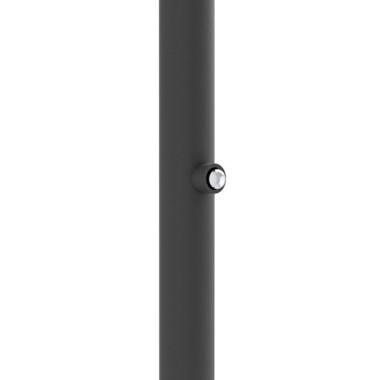 Eglo piagnolo piantana led 20w cct 2700k 6500k 168cm dimmerabile per soggiorno moderna nera