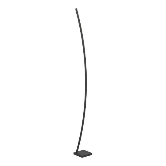 Eglo picacha piantana led 29w 3000k 162,5cm per soggiorno moderna nera
