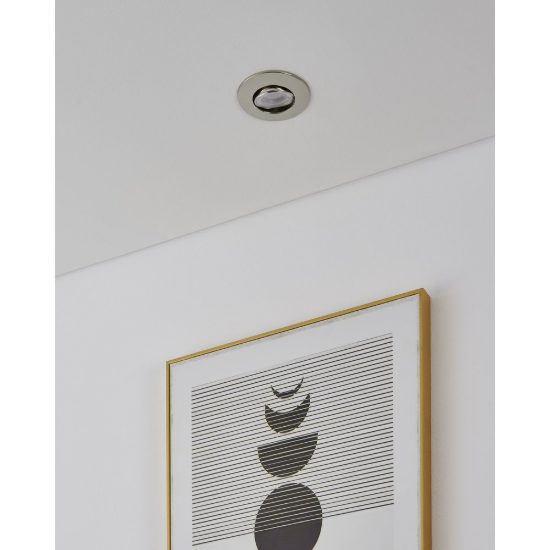 Eglo gedrez set 10 faretti da incasso per cartongesso led 10x4,9w cct 2700k 6500k foro 6,8cm nichel opaco