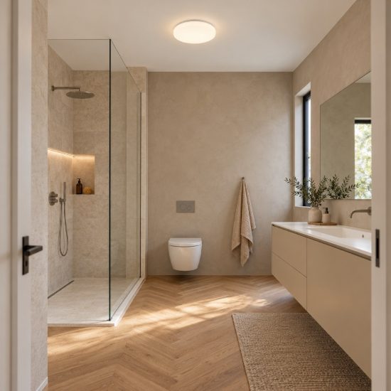 Eglo pogliola e plafoniera led 10w 4000k 26cm ip44 per bagno moderna bianca