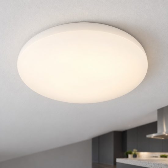 Eglo pogliola e plafoniera led 15,6w 4000k 31cm moderna bianca