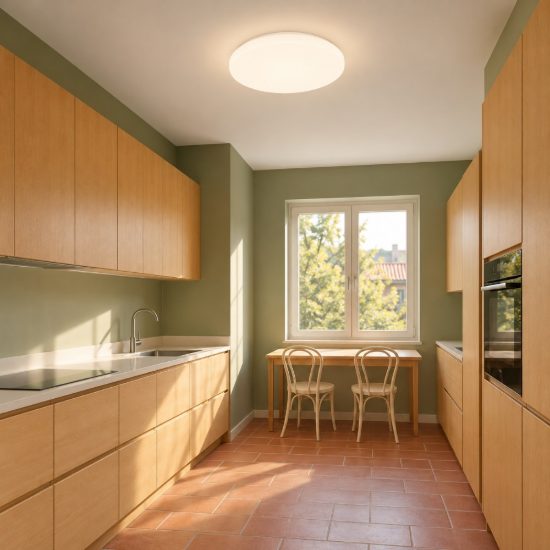 Eglo pogliola e plafoniera led 15w 3000k 31cm moderna bianca