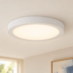 Eglo idun e plafoniera led 18,2w 3000k 22,5cm moderna rotonda bianca