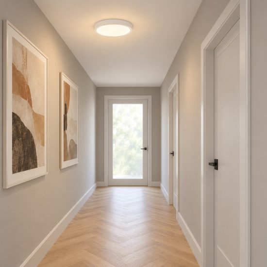 Eglo idun e plafoniera led 18,2w 3000k 22,5cm moderna rotonda bianca