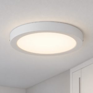 Eglo idun e plafoniera led 18w 4000k 22,5cm moderna rotonda bianca