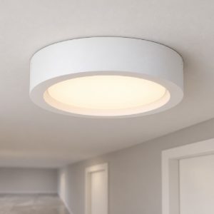 Eglo idun e plafoniera led 12w 3000k 16cm moderna rotonda bianca