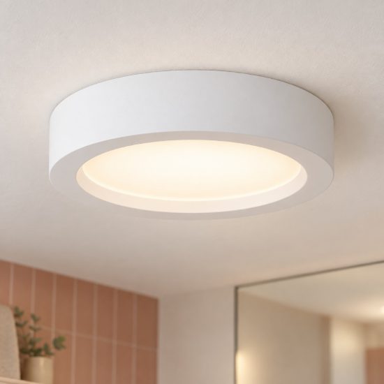 Eglo idun e plafoniera led 12w 4000k 16cm moderna rotonda bianca