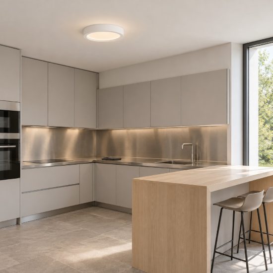 Eglo idun e plafoniera led 14w 4000k 21cm moderna rotonda bianca