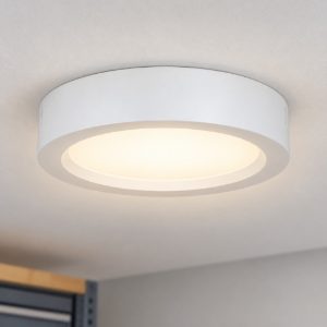 Eglo idun e plafoniera led 8w 6500k 16cm moderna rotonda bianca