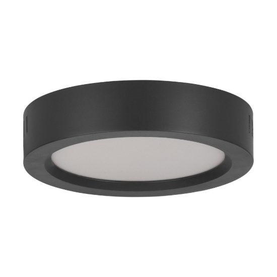 Eglo idun e plafoniera led 12w 4000k 16cm moderna rotonda nera